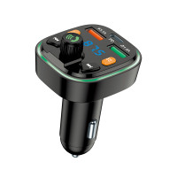 Bluetooth FM модулятор (трансмиттер) Jokade JH007 (PD/18W)- черный