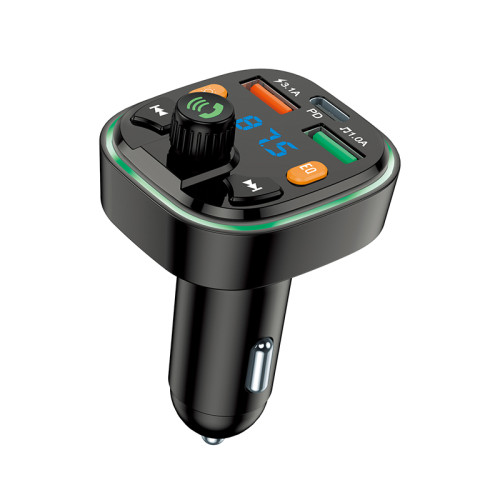 Bluetooth FM модулятор (трансмиттер) Jokade JH007 (PD/18W)- черный