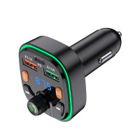 Bluetooth FM модулятор (трансмиттер) Jokade JH007 (PD/18W)- черный