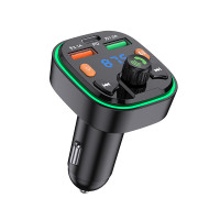 Bluetooth FM модулятор (трансмиттер) Jokade JH007 (PD/18W)- черный