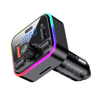 Bluetooth FM модулятор (трансмиттер) Jokade JH015 (PD/40W)- черный