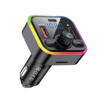 Bluetooth FM модулятор (трансмиттер) Jokade JH015 (PD/40W)- черный