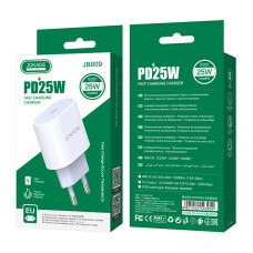 Мережевий зарядний пристрій Jokade JB009 (USB-C/PD25W)- білий