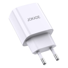 Мережевий зарядний пристрій Jokade JB041 (USB-C/USB/QC18W/PD20W) - білий