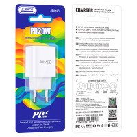 Мережевий зарядний пристрій Jokade JB043 (USB-C/PD20W)- білий