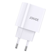 Мережевий зарядний пристрій Jokade JB043 (USB-C/PD20W)- білий