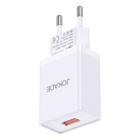 Сетевое зарядное устройство Jokade JB047/JB021 (1USB/3A)- белый