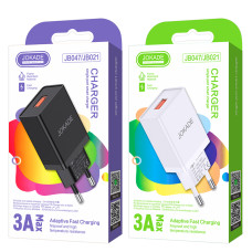 Мережевий зарядний пристрій Jokade JB047/JB021 (1USB/3A)- білий