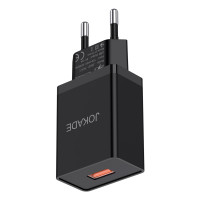 Сетевое зарядное устройство Jokade JB047/JB021 (1USB/3A)- черный