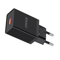 Сетевое зарядное устройство Jokade JB047/JB021 (1USB/3A)- черный
