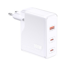 Мережевий зарядний пристрій Jokade JB059 (1USB/2USB-C/PD100W)- білий
