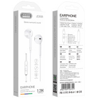 Наушники с микрофоном Jokade JD008 EarPhone (3.5мм)- белый