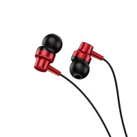 Наушники с микрофоном Jokade JD016 EarPhone (3.5мм)- красный