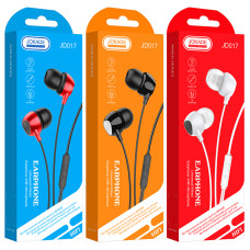Наушники с микрофоном Jokade JD017 EarPhone (3.5мм)- черный