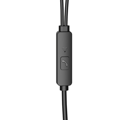 Навушники з мікрофоном Jokade JD017 EarPhone (3.5мм)- чорний