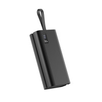 Портативное зарядное устройство (Повербанк) A337 30000mAh Fast Charge (2USB/Type-C/Micro/22.5W)- черный