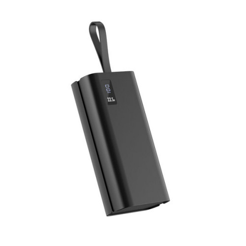 Портативное зарядное устройство (Повербанк) A337 30000mAh Fast Charge (2USB/Type-C/Micro/22.5W)- черный