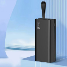 Портативний зарядний пристрій (Повербанк) A337 30000mAh Fast Charge (2USB/Type-C/Micro/22.5W)- чорний