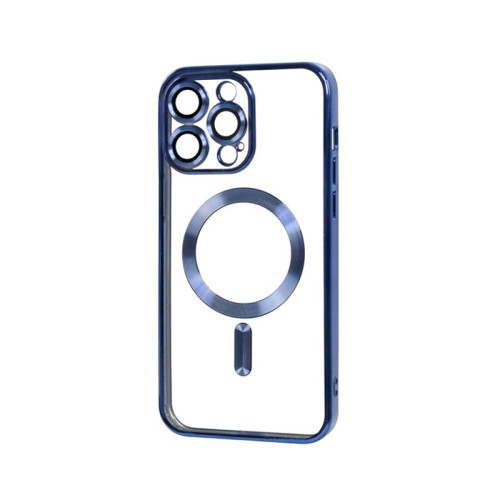 Накладка Shining Full Camera with MagSafe для iPhone 14 Pro- dark blue
