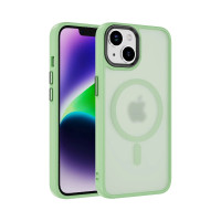 Чохол накладка Matte Color with Magsafe для iPhone 16 Pro Max- light green