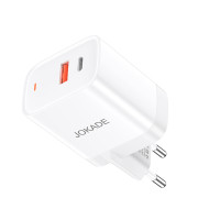 Сетевое зарядное устройство для Jokade JB081 (USB/USB-C/30W/QC3.0)- белый