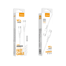 Кабель Aspor A098L PD Fast Charge Type-C – Type-C 100W/2м- белый
