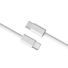 Кабель Aspor A010 Fast Charge Type-C – Type-C 100W/0.3м- белый
