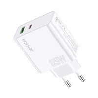 Мережевий зарядний пристрій Jokade JB045 (USB/USB-C/65W)- білий
