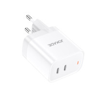 Сетевое зарядное устройство для Jokade JB083 (2USB-C/30W)- белый