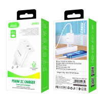 Сетевое зарядное устройство для Jokade JB083 (2USB-C/30W)- белый