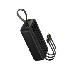 Портативний зарядний пристрій (Повербанк) Aspor A317 Fast Charge 30000mAh- чорний