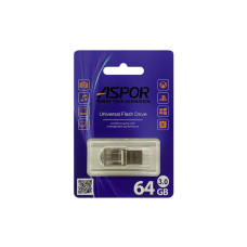 USB Flash Aspor AR104 Type-C 2.0 64GB - серебро