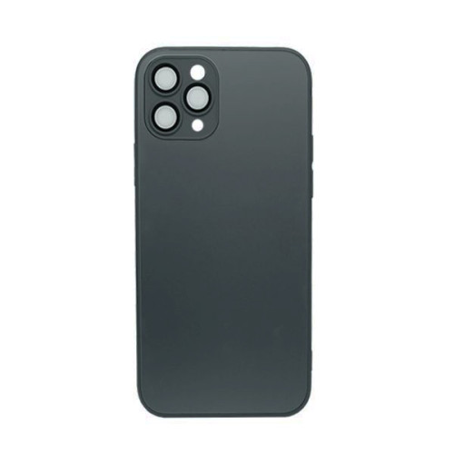 Чохол накладка Sapphire Matte Glass Full для iPhone 12 Pro- black