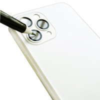 Чехол накладка Sapphire Matte Glass Full для iPhone 16- white
