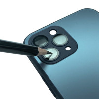 Чехол накладка Sapphire Matte Glass Full для iPhone 16 Pro Max- blue