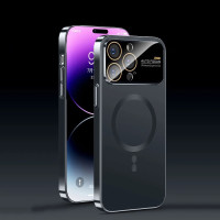 Чехол накладка Glass Slim Case with Magsafe для iPhone 13- black
