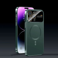 Чохол накладка Glass Slim Case with Magsafe для iPhone 16- green