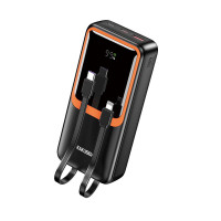 Портативний зарядний пристрій (Повербанк) Kakusiga KSC-1088 20000mAh (USB/2USB-C/22.5W)- чорний