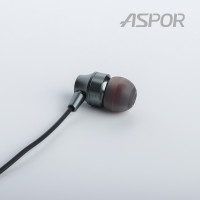 Навушники з мікрофоном Aspor A203- графітовий