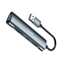 Багатофункціональний конвертер Jokade JC012 USB (USB 3.0*3 + SD + TF)- чорний