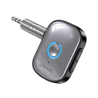 FM модулятор (трансмиттер) Jokade JH032 (110mAh/3.5mm/BT 5.3)- черный