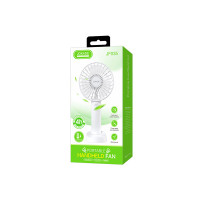Портативний ручний вентилятор Jokade JF035 (1200mAh/Micro)- білий