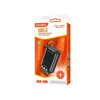 Портативний зарядний пристрій (Повербанк) Kakusiga KSC-1095 10000mAh (USB/Micro/USB-C/2A)- чорний