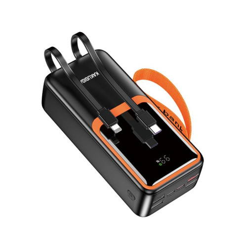 Портативний зарядний пристрій (Повербанк) Kakusiga KSC-1089 30000mAh (4USB/2USB-C/22.5W)- чорний