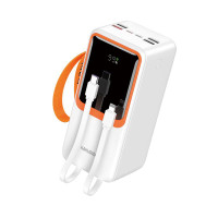 Портативний зарядний пристрій (Повербанк) Kakusiga KSC-1090 50000mAh (4USB/2USB-C/22.5W)- білий