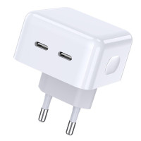 Сетевое зарядное устройство Jokade JB039 (2USB-C/40W) - белый