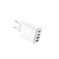 Мережевий зарядний пристрій Aspor A833 (2USB-C/2USB/3A/40W)- білий