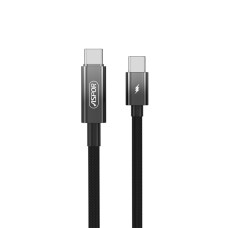Кабель Aspor A089 Nylon Cable Wattage Display Type-C - Type-C 100W/1м- черный