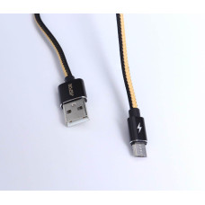Кабель Aspor A125 USB – Micro 2.4A/1м- черный