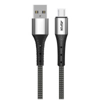 Кабель Aspor A191 USB – Micro 2.4A/1м- серый